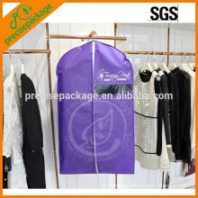 Hot sale non woven garment package with front zipper